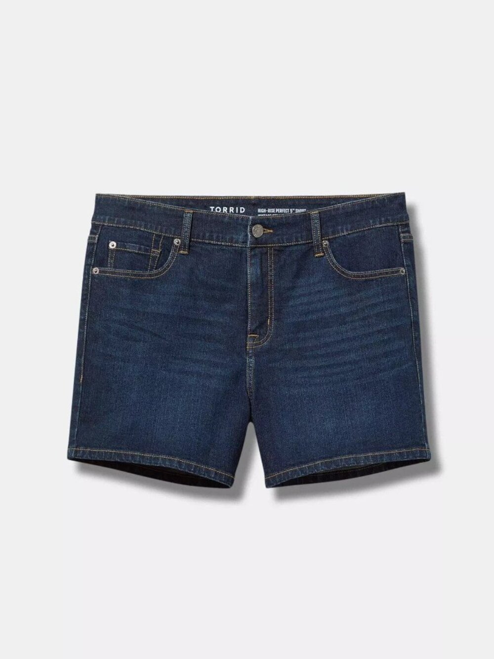 Torrid High-Rise Perfect 5 Short Vintage Stretch Size 20 Denim Jean Sea Change